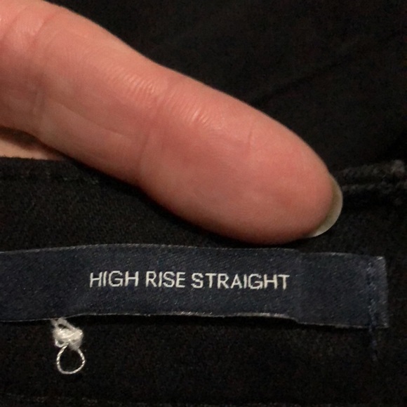 Like New-CK High Rise Straight Jeans-Sz 26-Black-Made with”Repreve” Cotton Blend - Picture 10 of 13